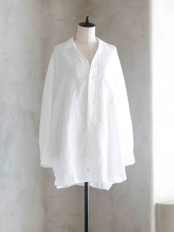 新品＊ ENFOLD・即完売・リネンライクCAPE-SLEEVE DRESS