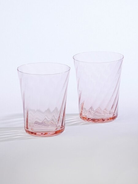スティルレーベンの「Concave Swirl グラス 2個セット」