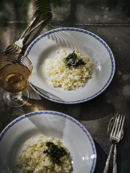 スープも具もセロリのみ！シンプルリゾット