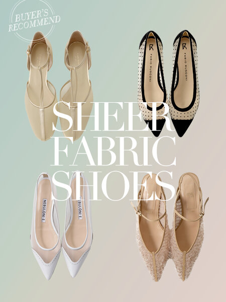 Sheer Fabric Shoes