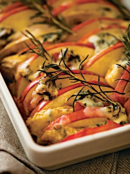 バナナとりんごのグラタン