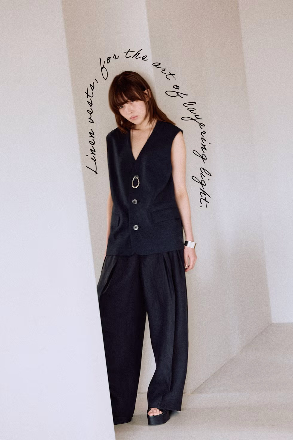 2点セット　スクアドラ製　ディアブロッサ高田　シャツ　ハーフパンツ　サイズL セール】ジレ＆デーパートパンツ2点セットアップ（スーツパンツ