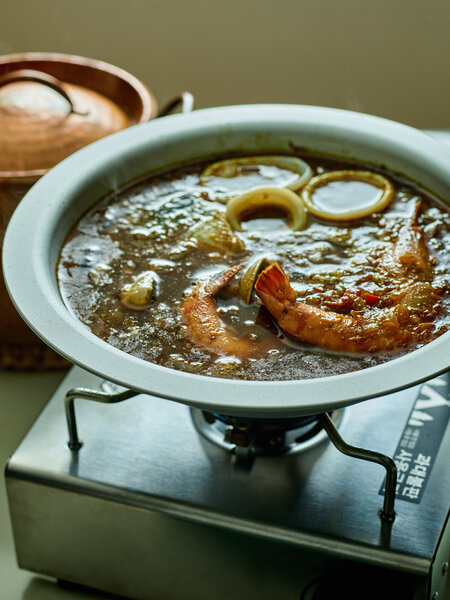 煮るl シーフード・スープカレー