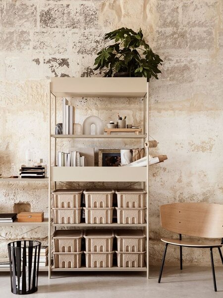 並べて絵になる「ファームリビング」の収納ボックス