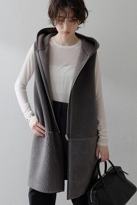 ロングスリーブ×ジレ