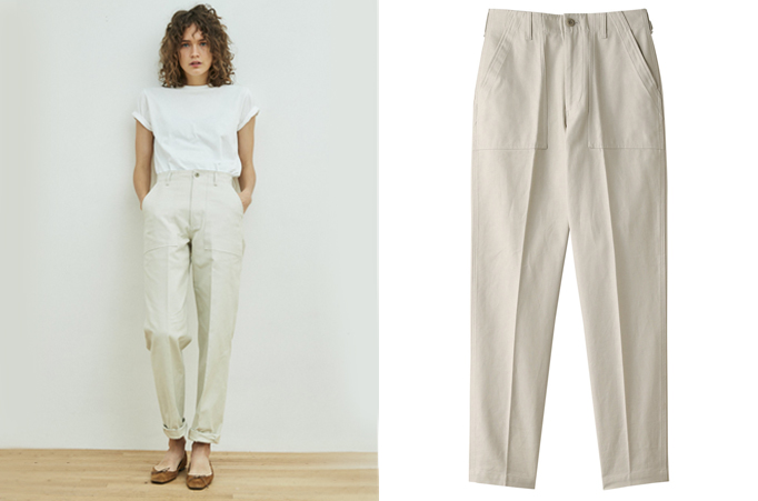 シンゾーン  ベイカーパンツ エクリュ ベージュ Shinzone（シンゾーン）】BAKER PANTS 定番ベイカーパンツ