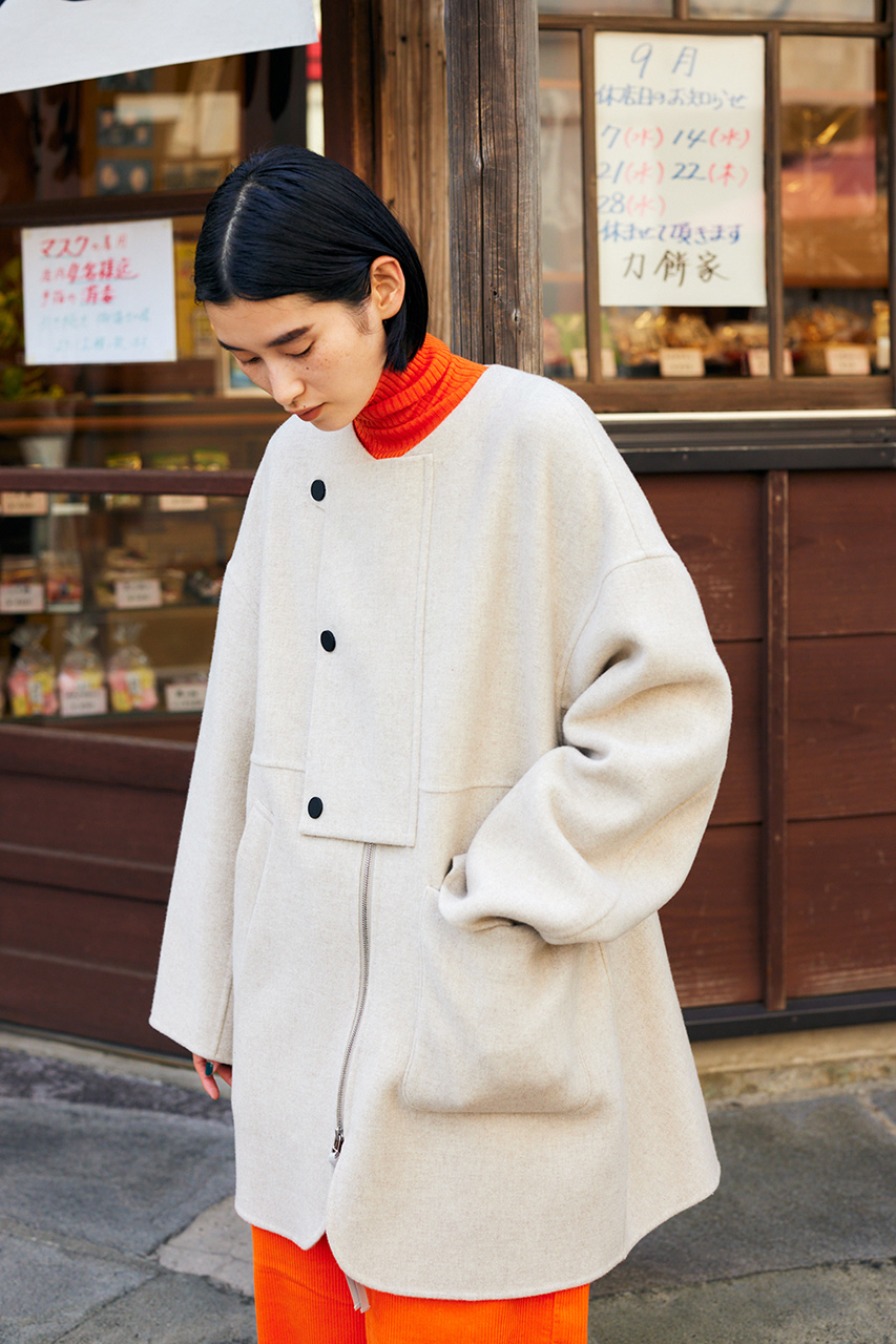 nagonstans/ナゴンスタンス｜2022FW Coat Recommended 【no-collar