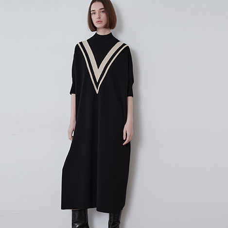 ルフィル le phil ライトリバーオーバーワンピース　LEPHIL LE PHIL（ルフィル）の「ライトリバーオーバーワンピース（ワンピース