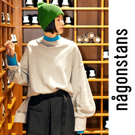 エンフォルドナゴンスタンス layered-neck pullover