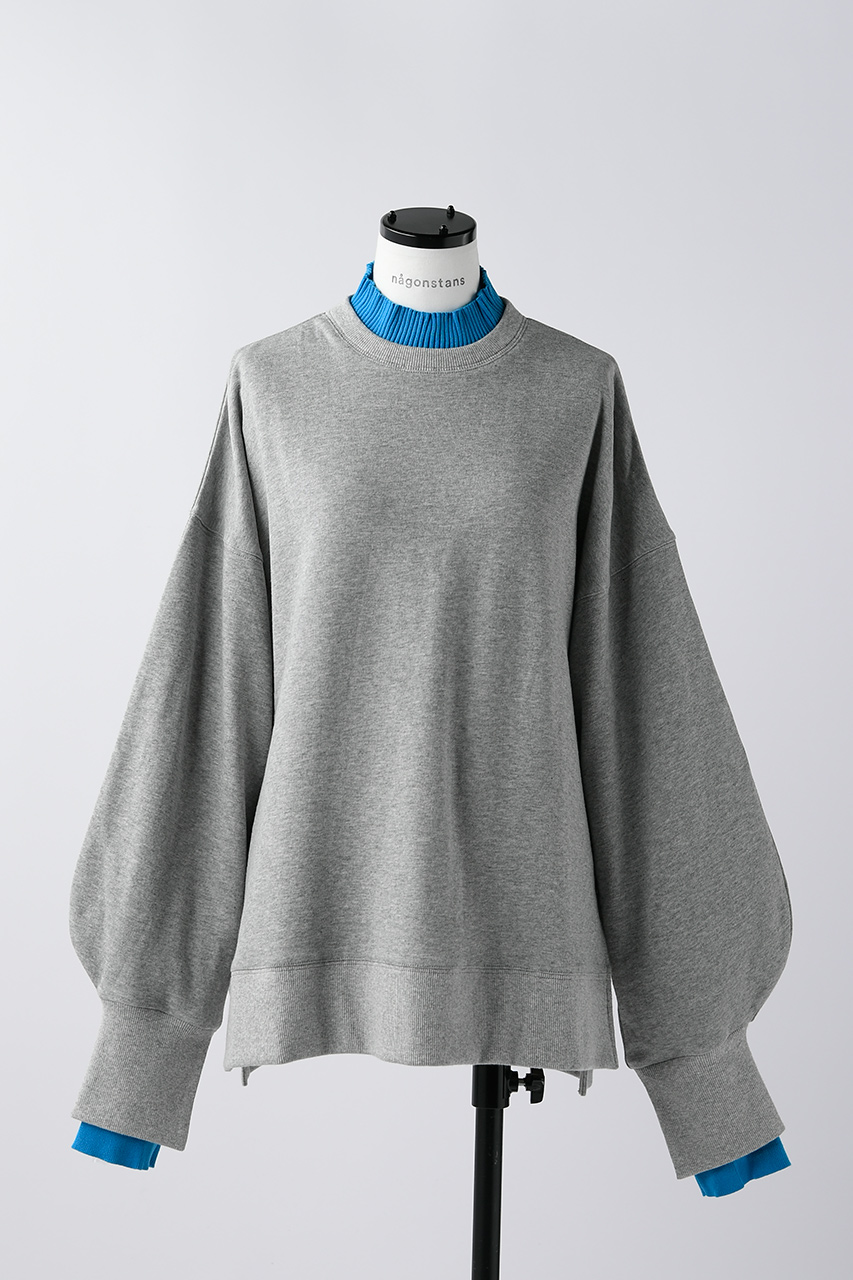 大人の上質 nagonstans ナゴンスタンス layered-neck pullover