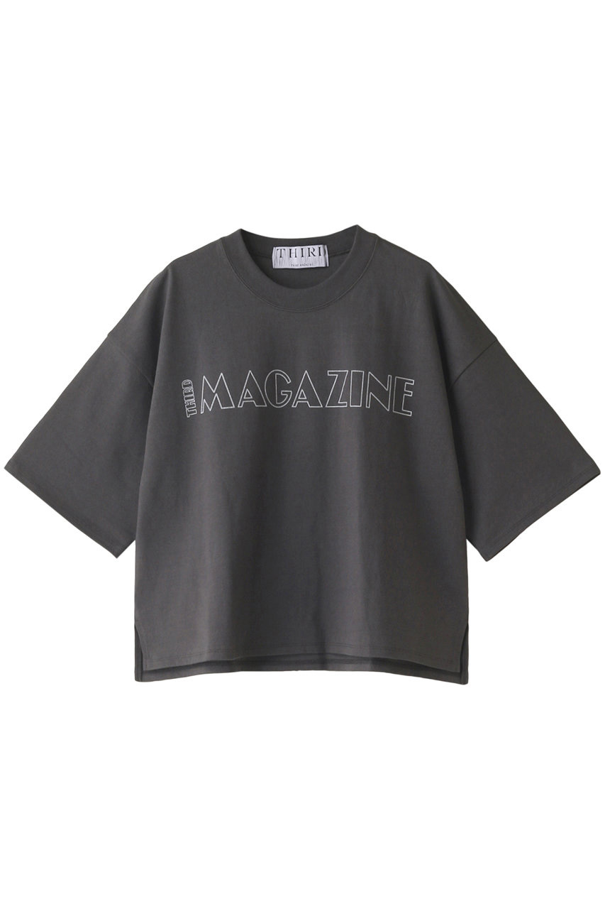 サードマガジン　ベロアロゴロングTシャツ サードマガジンベロアロゴロングTシャツ