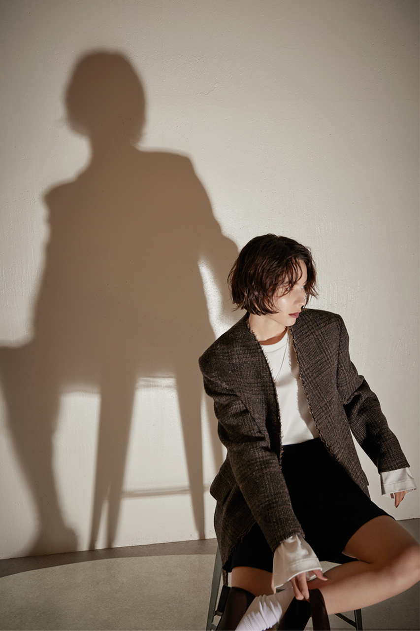 Whim Gazette 【GEMINI】タックプリーツショートパンツ Whim Gazette（ウィムガゼット）の「【GEMINI】タックプリーツ