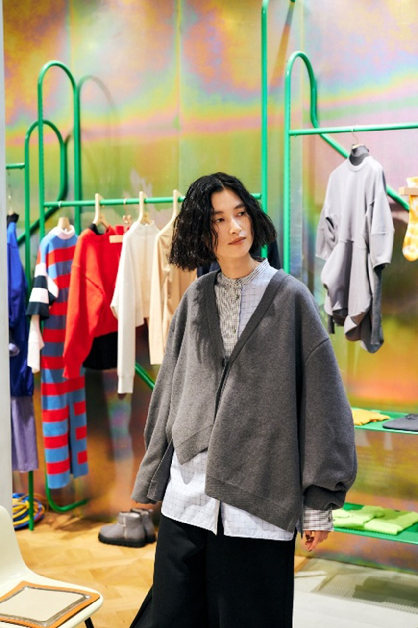 nagonstans/ナゴンスタンス｜2023 Fall＆Winter New Arrival「asymmetry-hem  cardigan」｜エル・ショップ