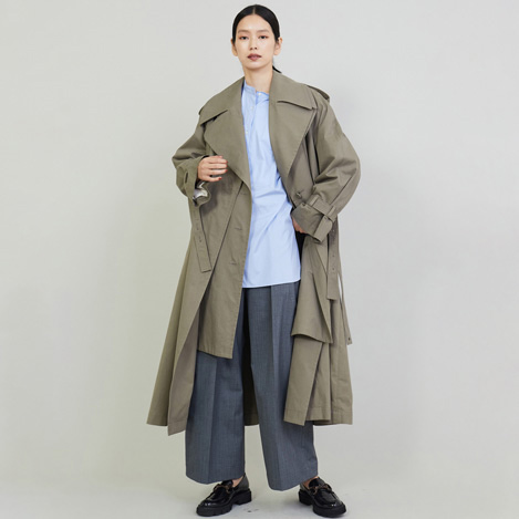 【美品✨】プルミエアロンディスモン トレンチコート オーバーサイズ 1er Arrondissement/プルミエ アロンディスモン｜徹底解剖