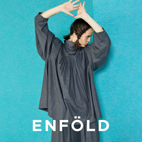 ENFOLD/エンフォルド｜2023 Fall & Winter New Arrival 「Back Tie