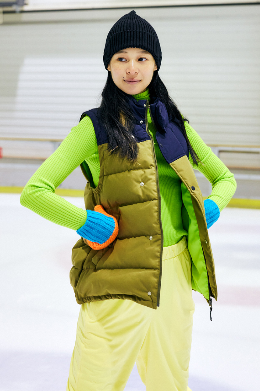 nagonstans/ナゴンスタンス｜【recommend item】bi-color puff vest