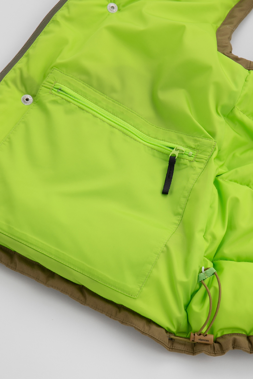 nagonstans/ナゴンスタンス｜【recommend item】bi-color puff vest