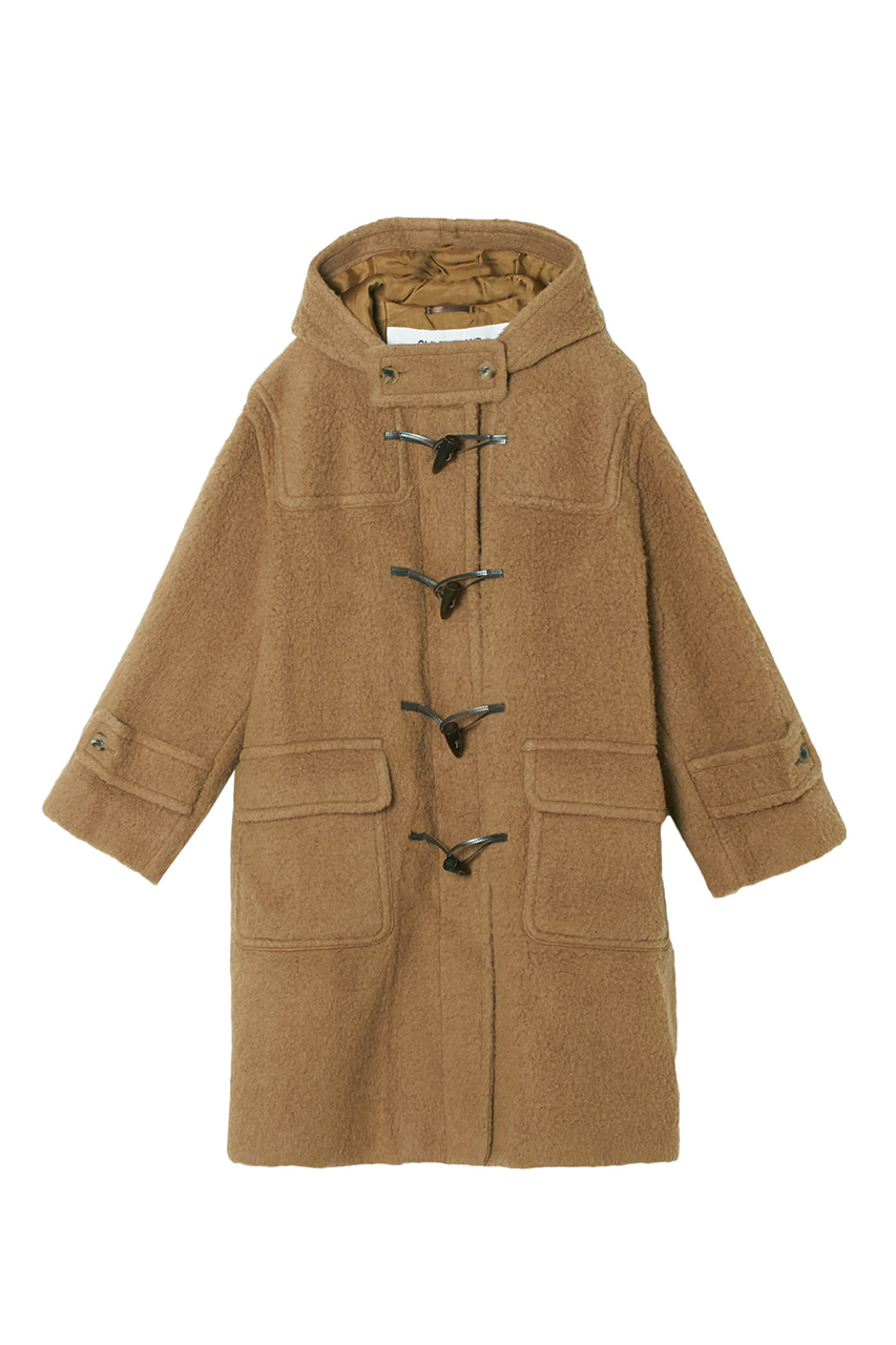 オールドイングランド ダッフルコート ヘリンボーン キャメル M~L相当 希少✨ オールドイングランド ダッフルコート 牛革トグル キャメル