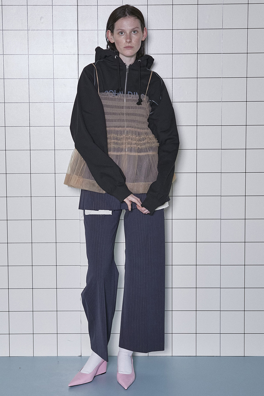 ダイヤメッシュフーディ【MAISON SPECIAL/メゾンスペシャル】 MAISON SPECIAL（メゾンスペシャル）の「Diamond Mesh Hoodie