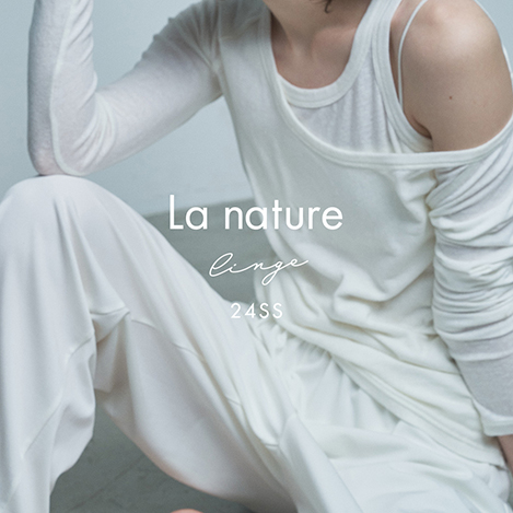 【美品/定価1.2万】2023SS/ラナチュール La nature *ロングスリーブタートル*Fガリャルダガランテ(84-2506-116)【02G52】 美品/2023/SS/定価1.2万/ラナチュール La nature *ロング