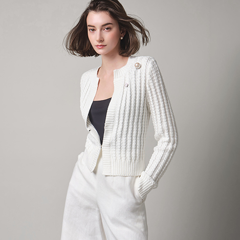 デイジーリン　Knit Jacket Daisy Hampton DAISY LIN/デイジーリン｜【新作入荷】春の装いを盛り上げる
