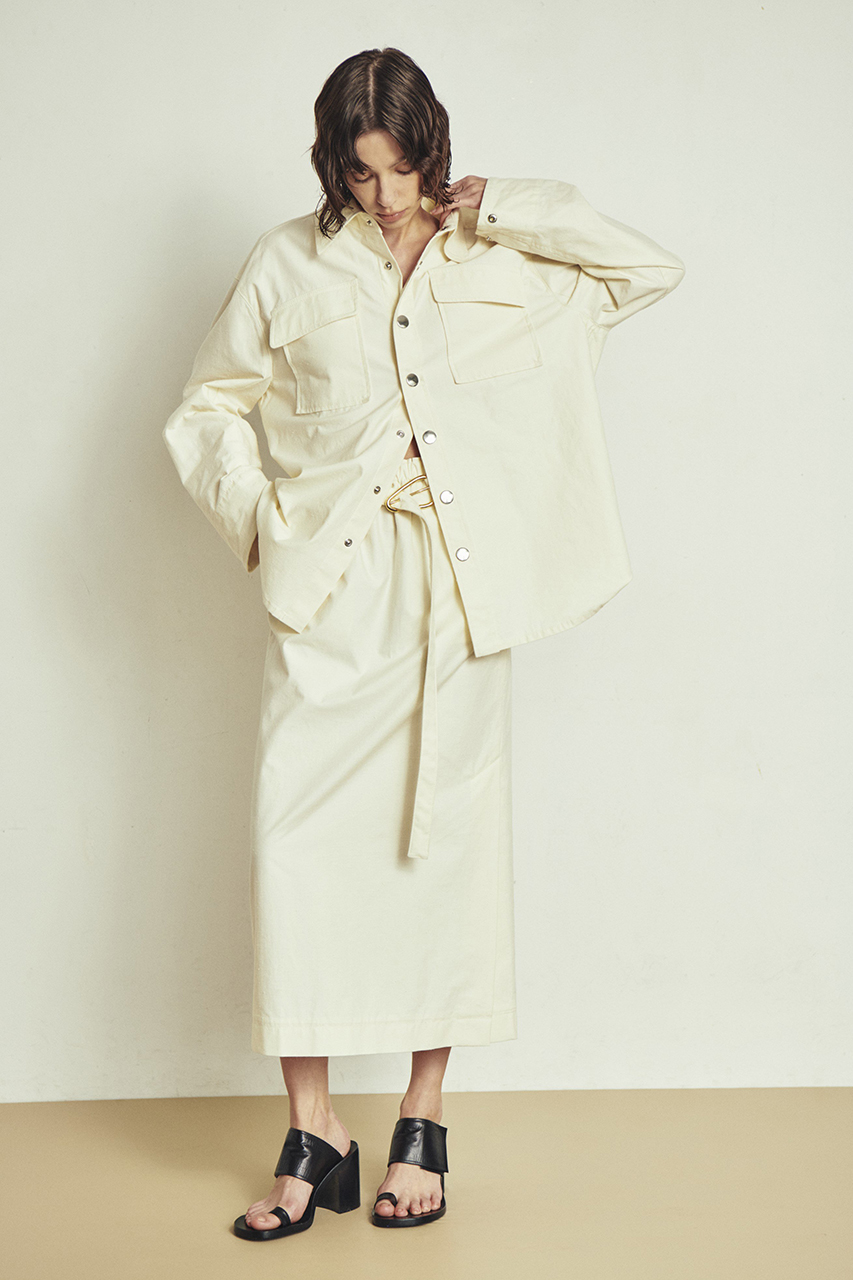美品♪ near.nippon ニアーニッポン ウールツイル ロングジレ near.nippon/ニアー ニッポン｜秋のジャストアイテムを