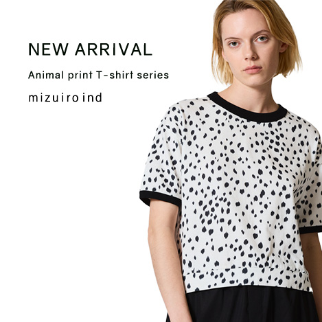mizuiro ind/ミズイロインド｜NEW ARRIVAL -Animal print T
