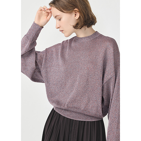 【24AW/新品タグ付き/44,000円】デパリエ ラメニット DEPAREILLE/デパリエ｜2024AUTUMN KNIT ITEMS｜エル・ショップ