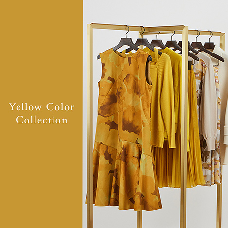 専門店では ANAYI/アナイ｜【YELLOW COLOR】スタイリングに映えるオータム スカート