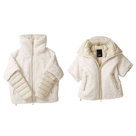 DUNO/デュノ｜着回し、華奢見せが優秀。大人のもこもこ 2WAY ダウン