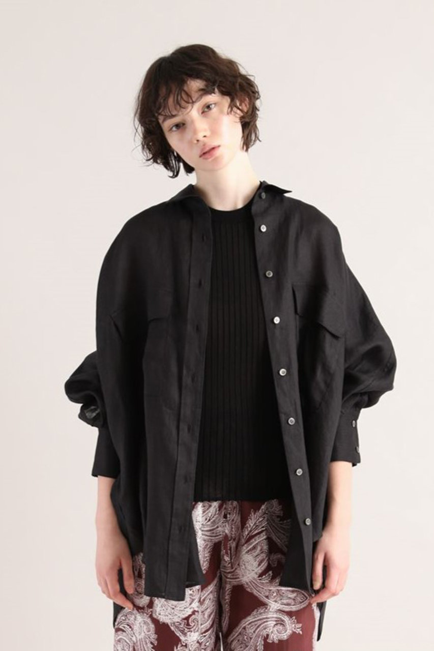 【新品】SACRA/サクラ　コットンレースアップブラウス SACRA ｜サクラ ｜コットンタイプライター レースアップブラウス