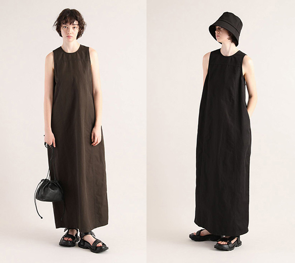 ■極美品　SACRA　サクラ　ダブルフェイスコットンワンピース　ブラック DOUBLE FACE COTTON OP | ONE PIECE | SACRA（サクラ