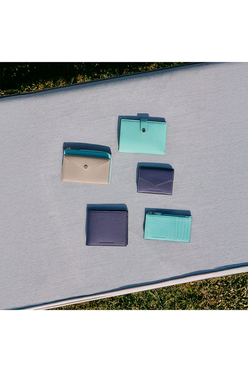 ボナペンチュラBonaventura グリーンレザーケース 限定品 新色】ブラック×グリーン(スリム キーケース)