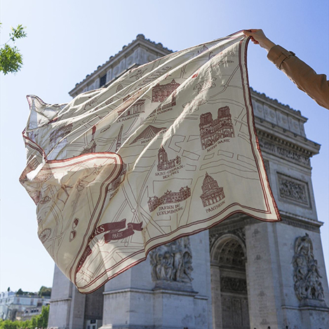 新品未使用　Ex-libris Paris x aLORS スカーフ aLORS/アロー｜【予告】Foulard Ex-libris Paris x aLORS コラボ