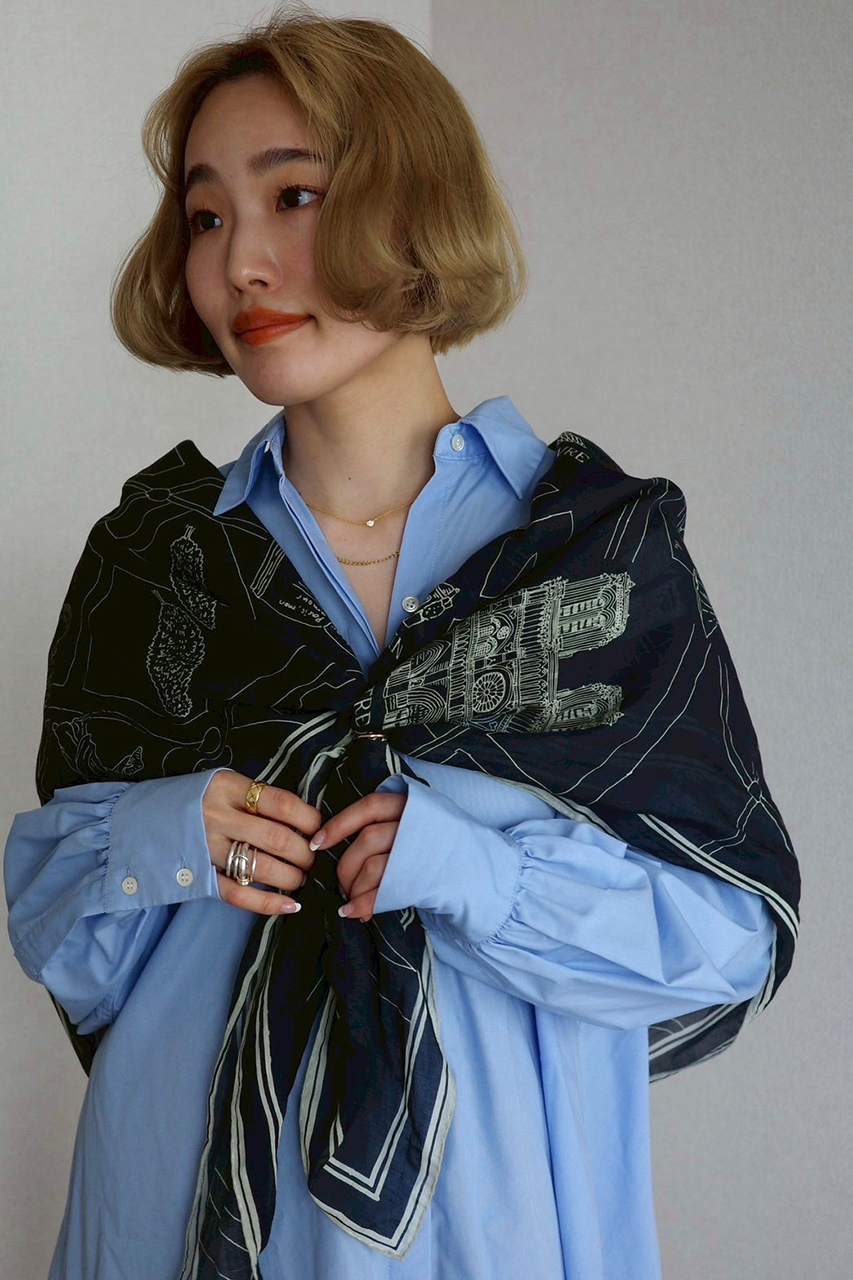 aLORS/アロー｜Foulard Ex-libris Paris x aLORS コラボスカーフ
