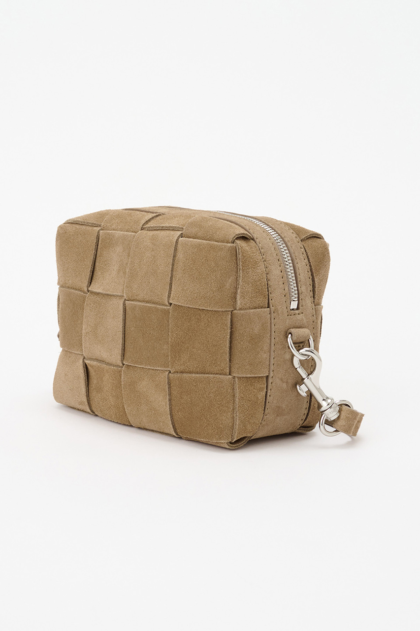 タグ付未使用☆イアクッチ ベルタ ミニ　スエード　ベージュ 新品未使用IACUCCIイアクッチ ベルタ MINI SUEDE サンドベージュ
