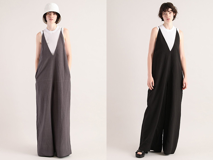 【BAILA掲載 一枚で可愛い】SACRA シルキーリネンオールインワン SILKY LINEN ALL-IN-ONE | ALL IN ONE | SACRA（サクラ