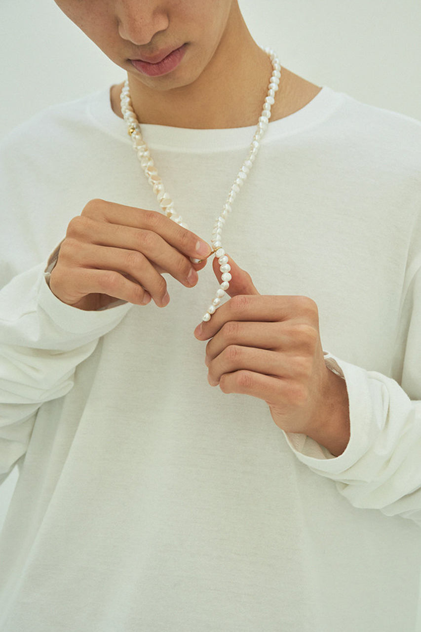 もこ　プリーク　ネックレス PREEK/プリーク baroque pearl line chokerネックレス 38