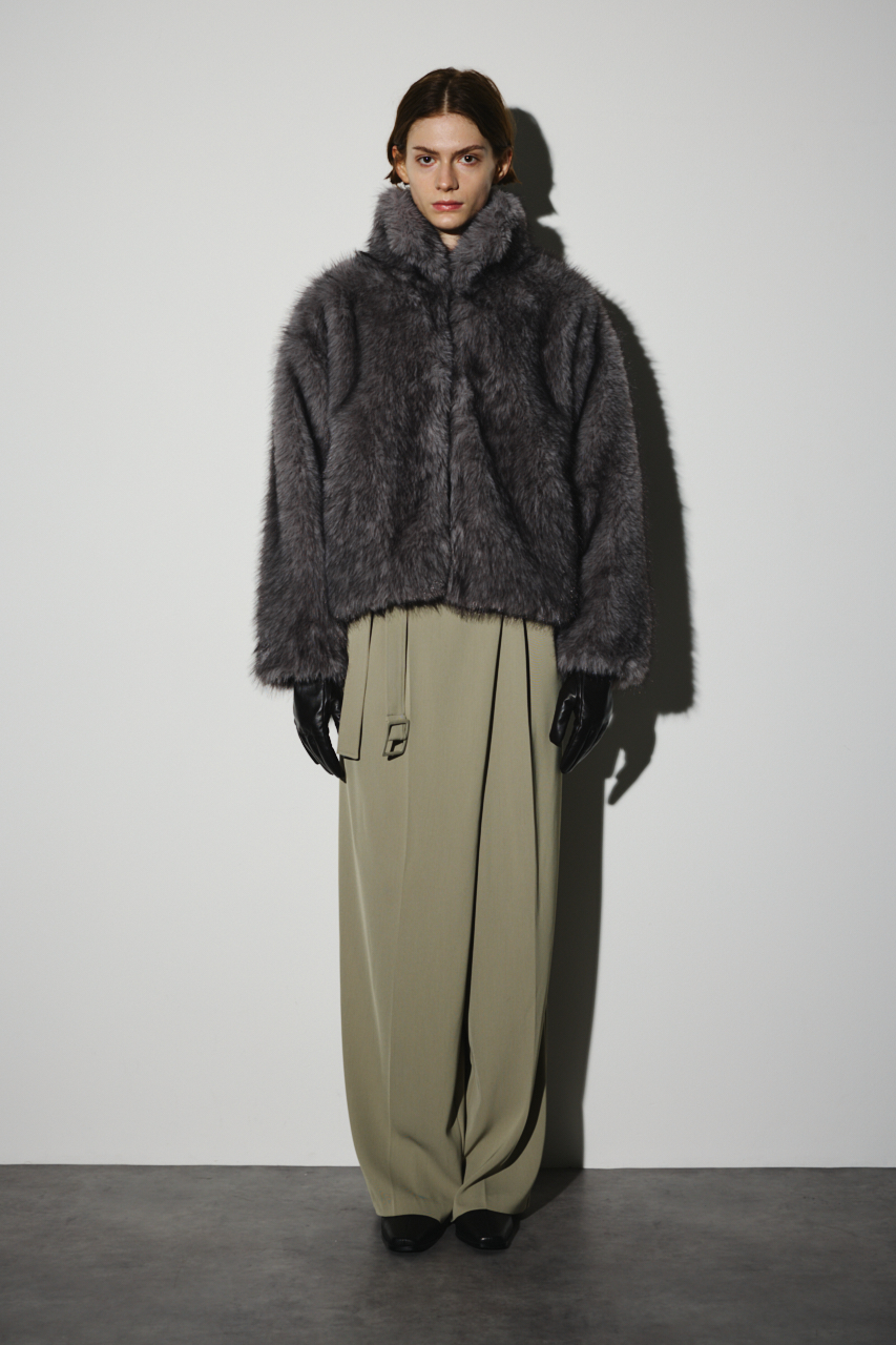最終値下げ RIM.ARK ファーコート Hairy fur BZ リムアーク RIM.ARK/リムアーク｜25 WINTER PRE ORDER outer & more｜エル