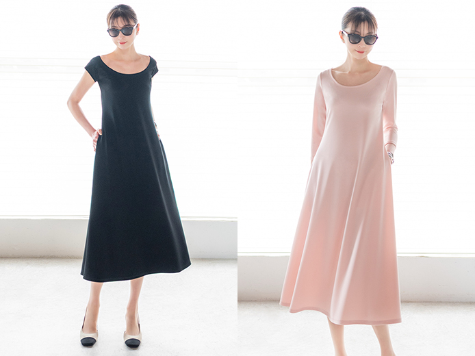 【新品未使用】DAISY LINデイジーリンスイムドレス⭐︎S DAISY LIN/デイジーリン｜旅支度はこれで完璧！シワにならない