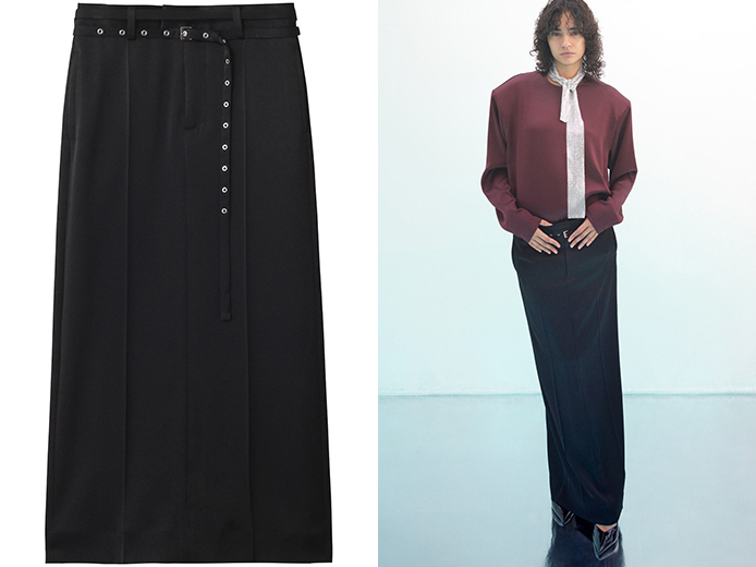 新品　KANAKOSAKAI　ミニスカート　スカート　カナコ　サカイ　ブラック KANAKO SAKAI(カナコ サカイ)のLAYERED SKIRT通販 | mirabella