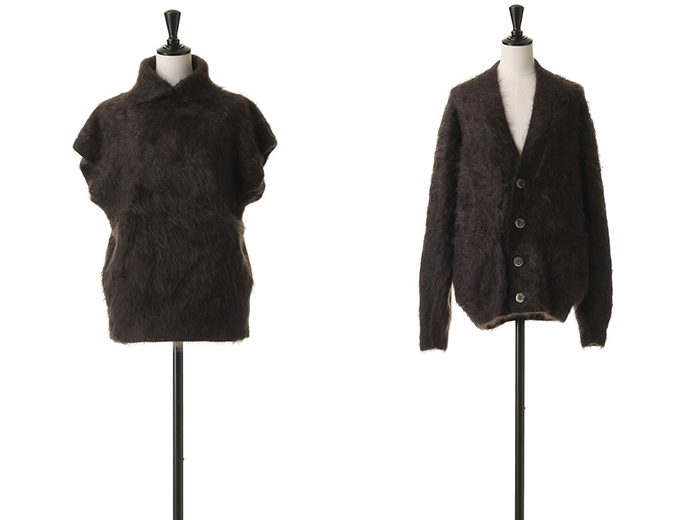 【美品】BLAMINK ブラミンク ロイヤル ファーコート BLAMINK(ブラミンク)のカシミヤファー7GVネックカーディガン通販