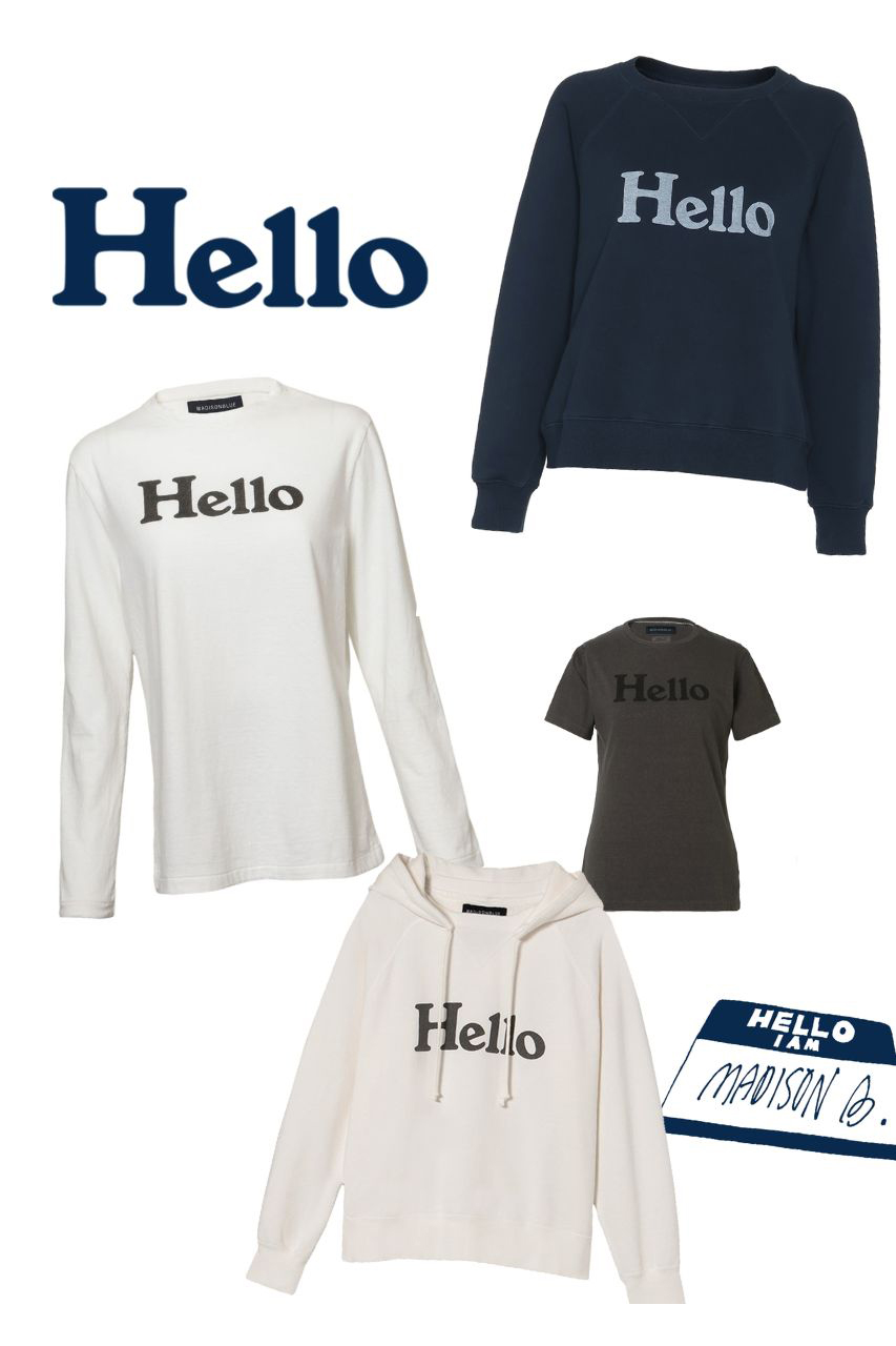 マディソンブルー　Hello HELLO TEE MNS＜2024＞ | ESSENTIAL | MADISONBLUE