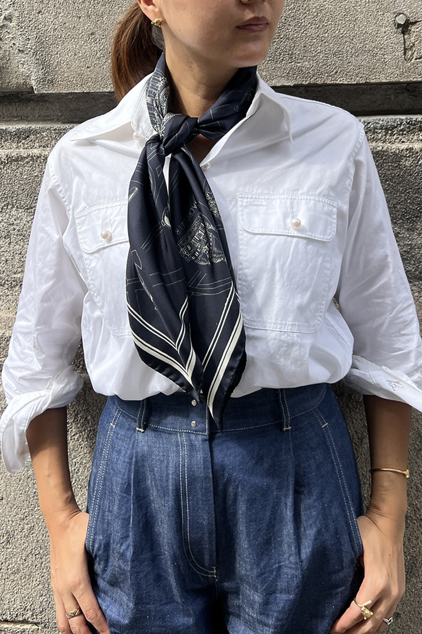aLORS/アロー｜Foulard Ex-libris Paris x aLORS コラボ第二弾｜エル