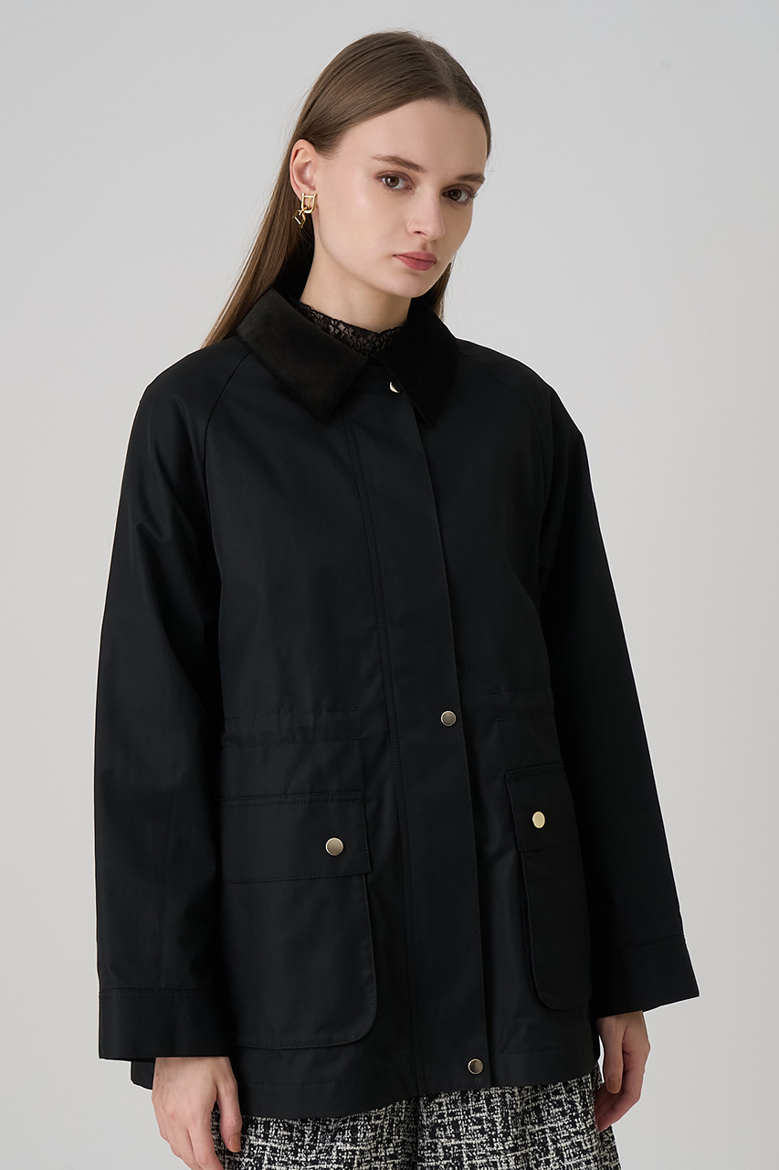 ＡNＡY I ネイビーフードジャケット ゴールドジッパー ANAY I ネイビーフードジャケット ゴールドジッパー ANAY I