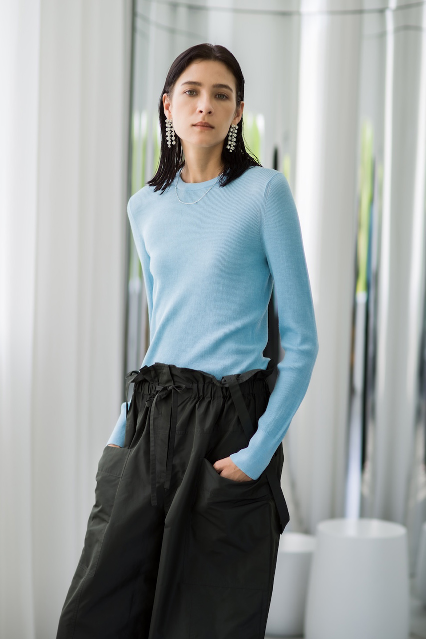 エブール【ebure】シルク混サマーニット エブール【ebure】シルク混サマーニット ebure/エブール｜清涼感