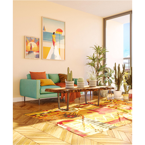 おすすめ夏のインテリア！ 開放的なサマーハウスの気分を楽しんで