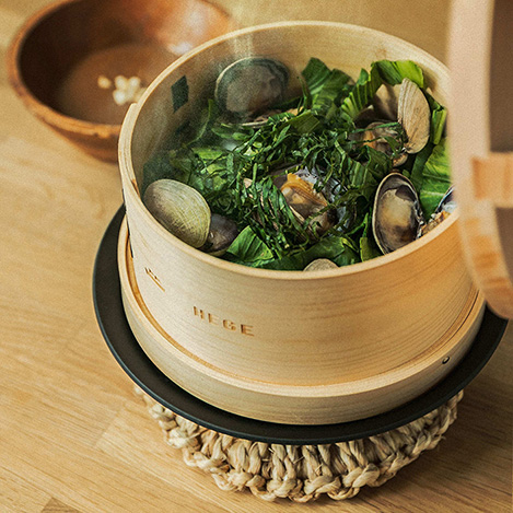 「釜浅商店」コラボのミニ和せいろで、ヘルシーなせいろごはん！