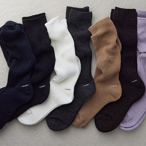 履き心地にこだわったソックスブランド「YUQRI(ユクリ)」がNEWオープン！