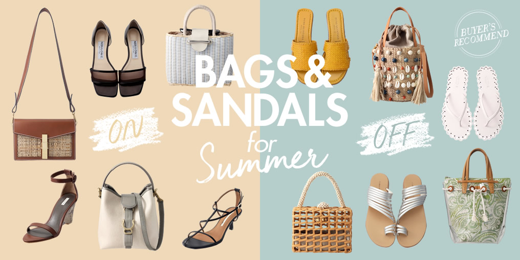 👀 Type ☞ ELLE SHOP(エル・ショップ)ON/OFF別 夏スタイルに取り入れたいバッグ&サンダル